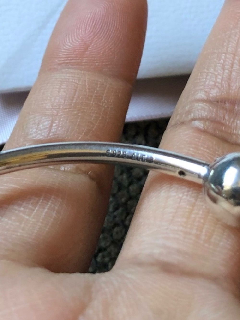 Authentic Pandora Bracelet Bangle Charm & Stoppers - Picture 4 of 7